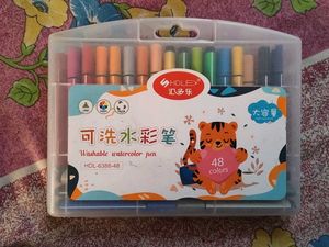 Washable Watercolor Pens - 48 Colors