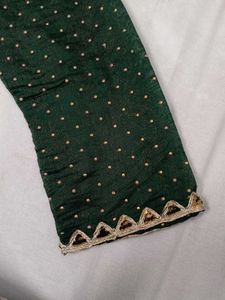 Dark Green Anarkali Gown