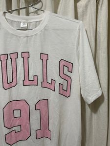 Oversized white shirt — size XL With text