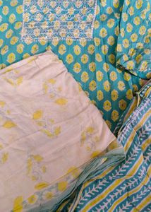 Cotton Kurta Set 3 Piece