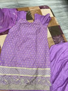 Partywear silk suit