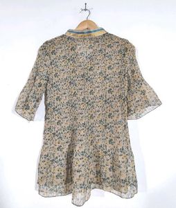 Stretchable Pleated Top