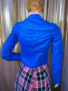Blue Moto Jacket
