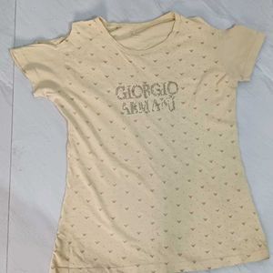Giorgio Armani Rhinestone Tee