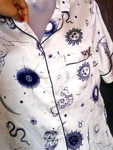 Celestial Print Pajama Set 🌛🌟🌠