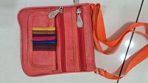 Cute Slingbag with Peach Color
