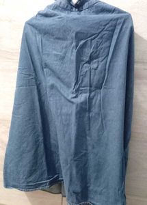 Cute Denim Button-Down Top