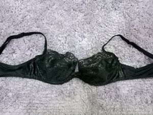 Black Lace Bra