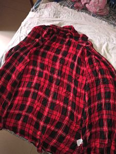 Red &amp; Black Plaid Shirt