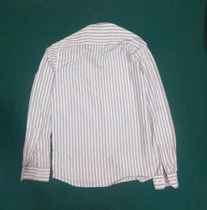 Striped Button-Down Shirt