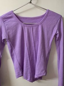 Lilac Long Sleeve Top