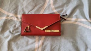 Solid Red Wallet Multipurpose