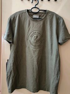 Allen Solly Olive Green T-Shirt
