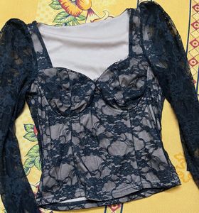 Lace Long Sleeve Top