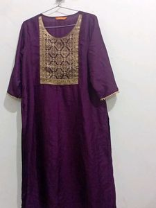 Elegant Purple Kurta XXL size