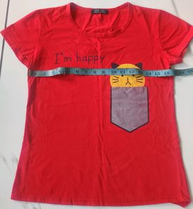 Red Imported Tshirt