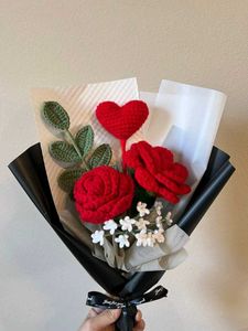 Crochet Rose Bouquet