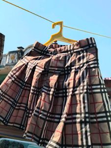 Plaid Mini Skirt