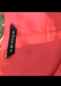 Red And Black Flower Print Kurta