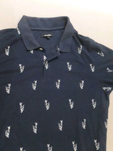 Zudio Polo Shirt L size navy Blue