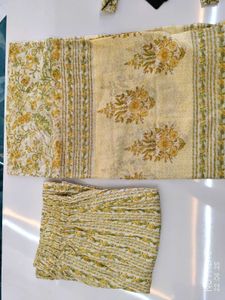 Floral Print Kurta Dupatta