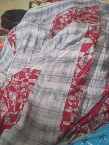 New Crape Silk Saree With ATTACHED BLOUSE