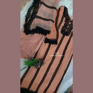 Pakistani Georgette Laces Suit