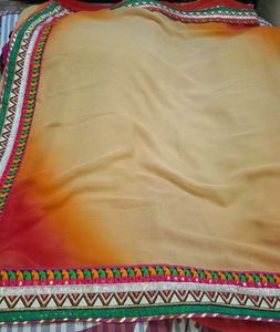 Shaded Bordered Saree