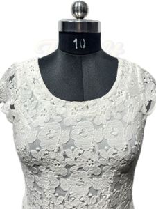 Elegant White Lace Dress