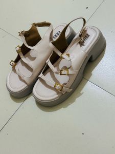 Platform Buckle Sandals