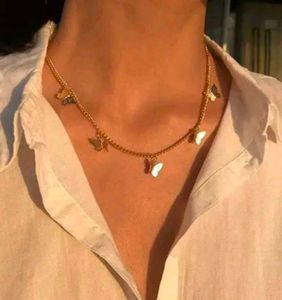 Butterfly Choker Chain