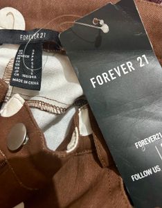 Forever 21 Brown Polka Dot Jeans