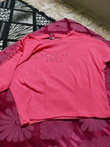 Peach Colour Daily Wear Top