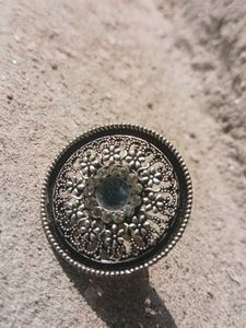 Crystal Flower Ring Set Of 4