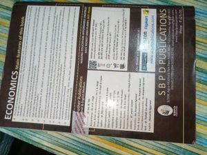 Economics Class XII - SBPD Publications [2024-25]