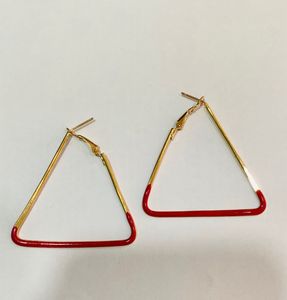 Triangle Hoops Earring