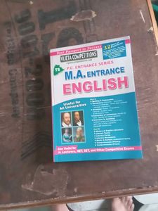 M.A. Entrance English