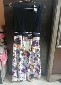 Elegant Floral Midi Dress