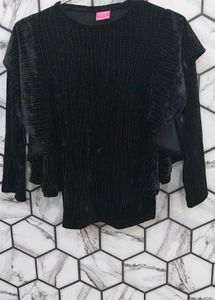 Black Satin Top