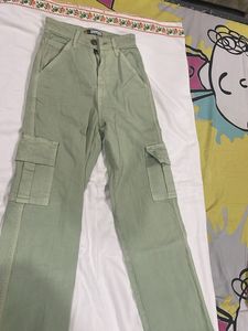 Olive Denim Jeans
