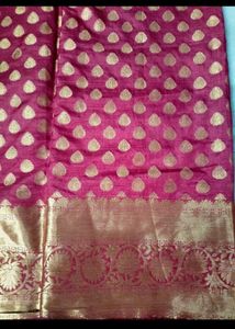Green Heavy Work Saree With Blouse +, Mehndi Gree
