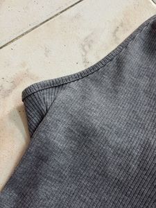 Cute Grey Crop Top