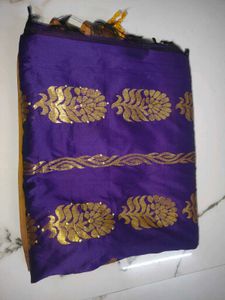 Pattu Sarees Violet Colour