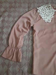 Pink korean style top 💖