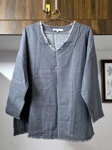 Denim Grey Top