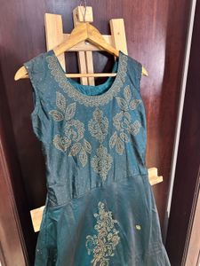 Brand New Teal Ethnic Gown