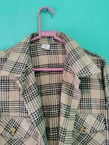 Shirt Style Oversized Jacket