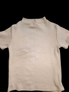 Peach Mock Neck Top