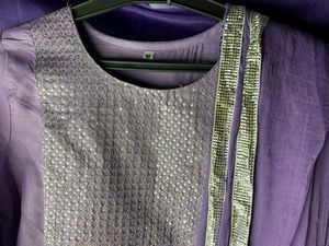 Elegant Purple Kurta Set