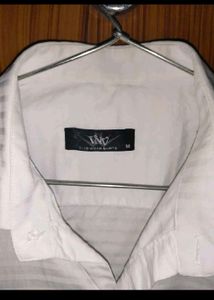 White Striped Formal Shirt